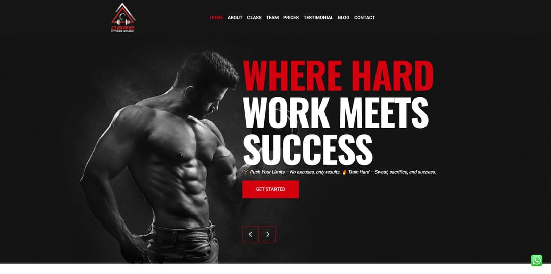 GYM website